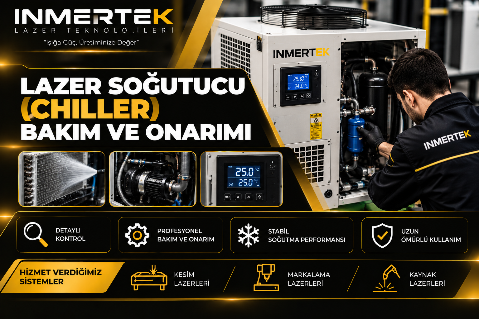 Lazer Soğutucu (Chiller) Bakım ve Onarımı
