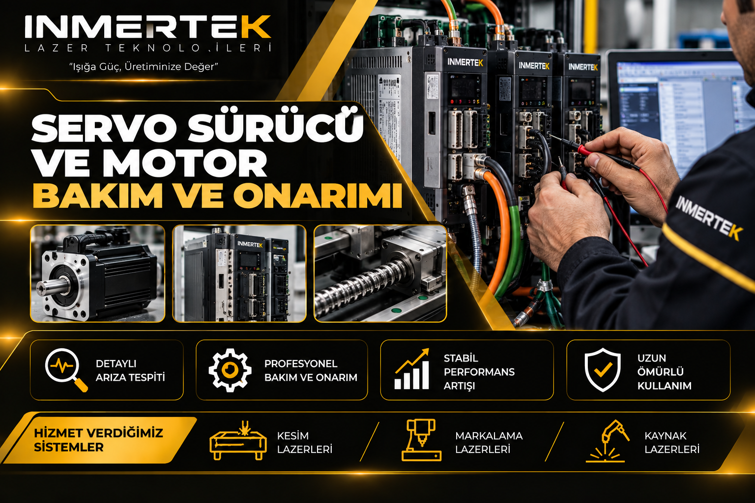 Servo Sürücü ve Motor Bakım ve Onarımı